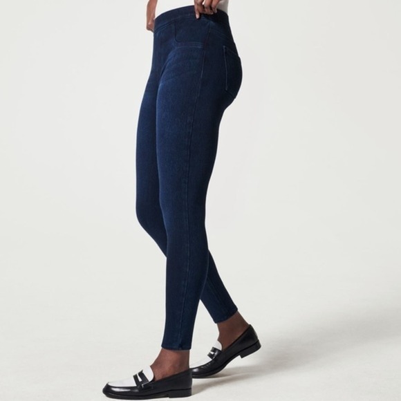 SPANX Pants - Spanx Twilight Rinse Jean-ish® Ankle Leggings Size Small NWT